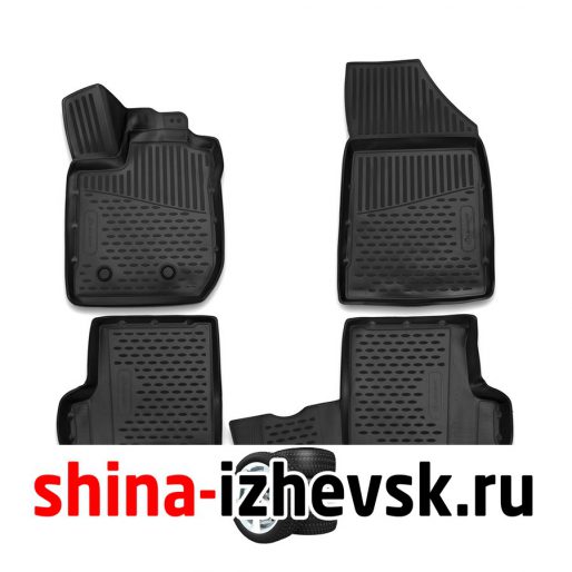 Коврик Autofamily коврики 3D в салон LADA Xray, 2015- , (компл. без ящика), 4 шт. ) в Ижевске